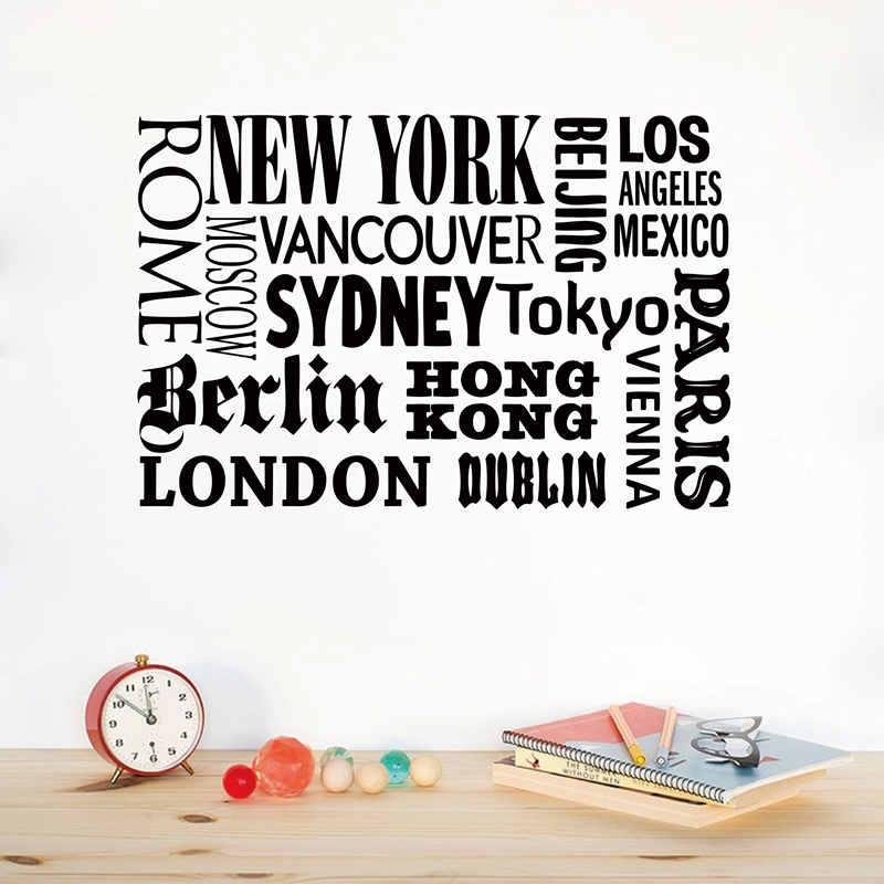 Home Decor New York - New York London Paris Trích Dẫn