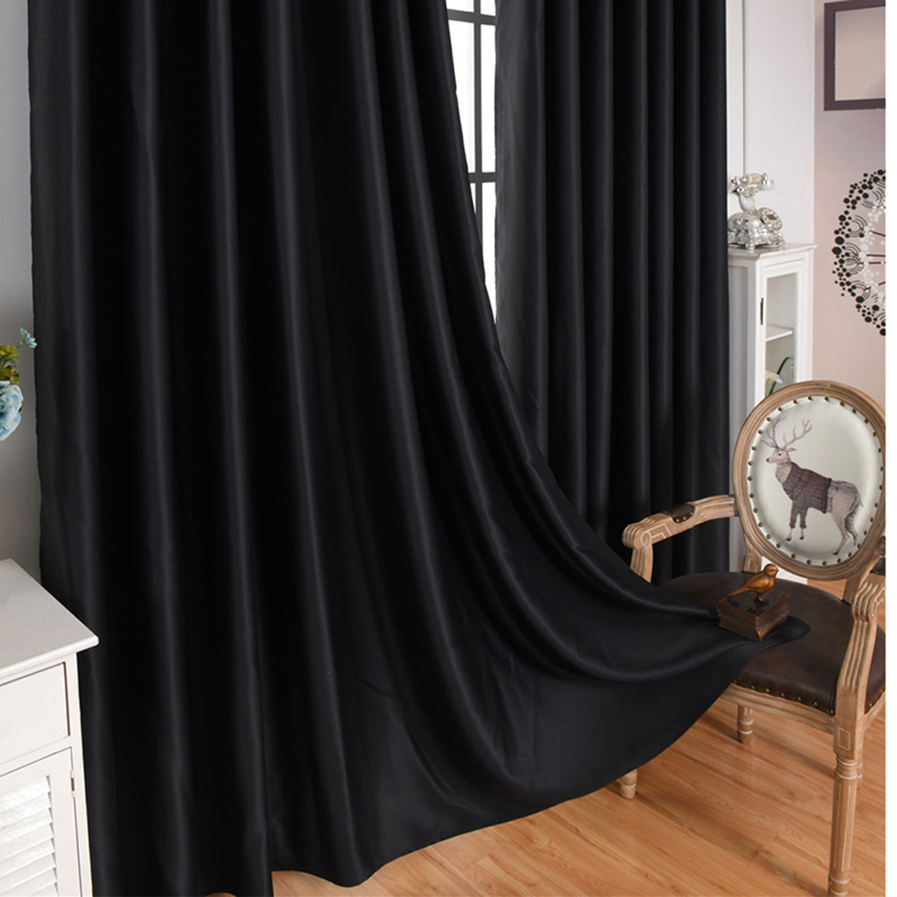 Home Decor Curtain - Window Curtain 100x250cm Flower Print Blackout