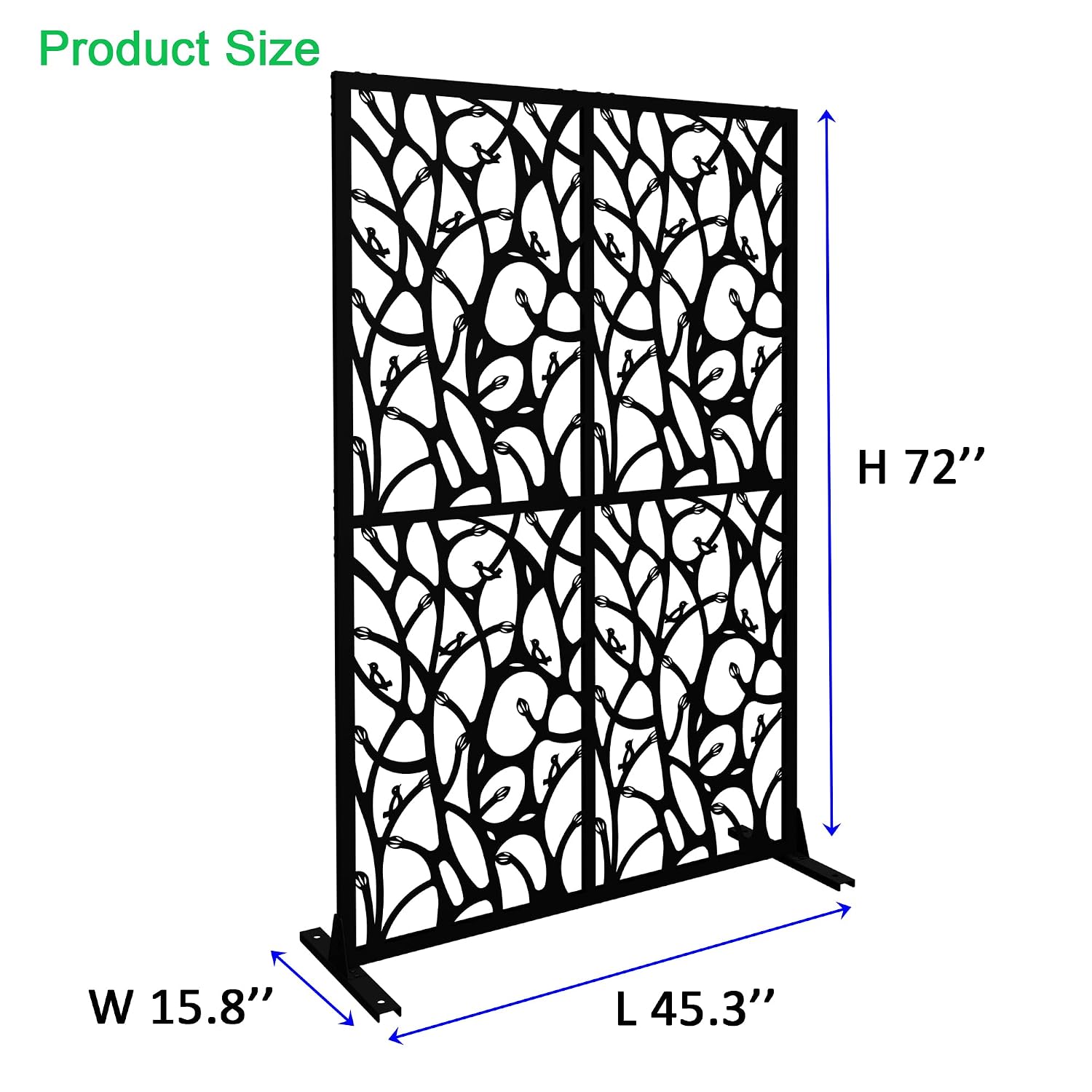 Metal Privacy Screen 72
