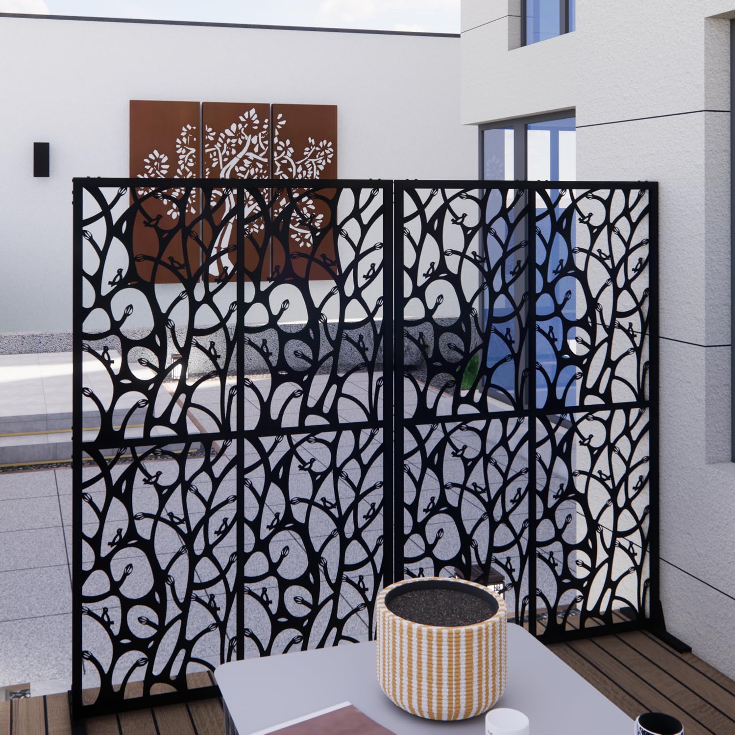 Metal Privacy Screen 72