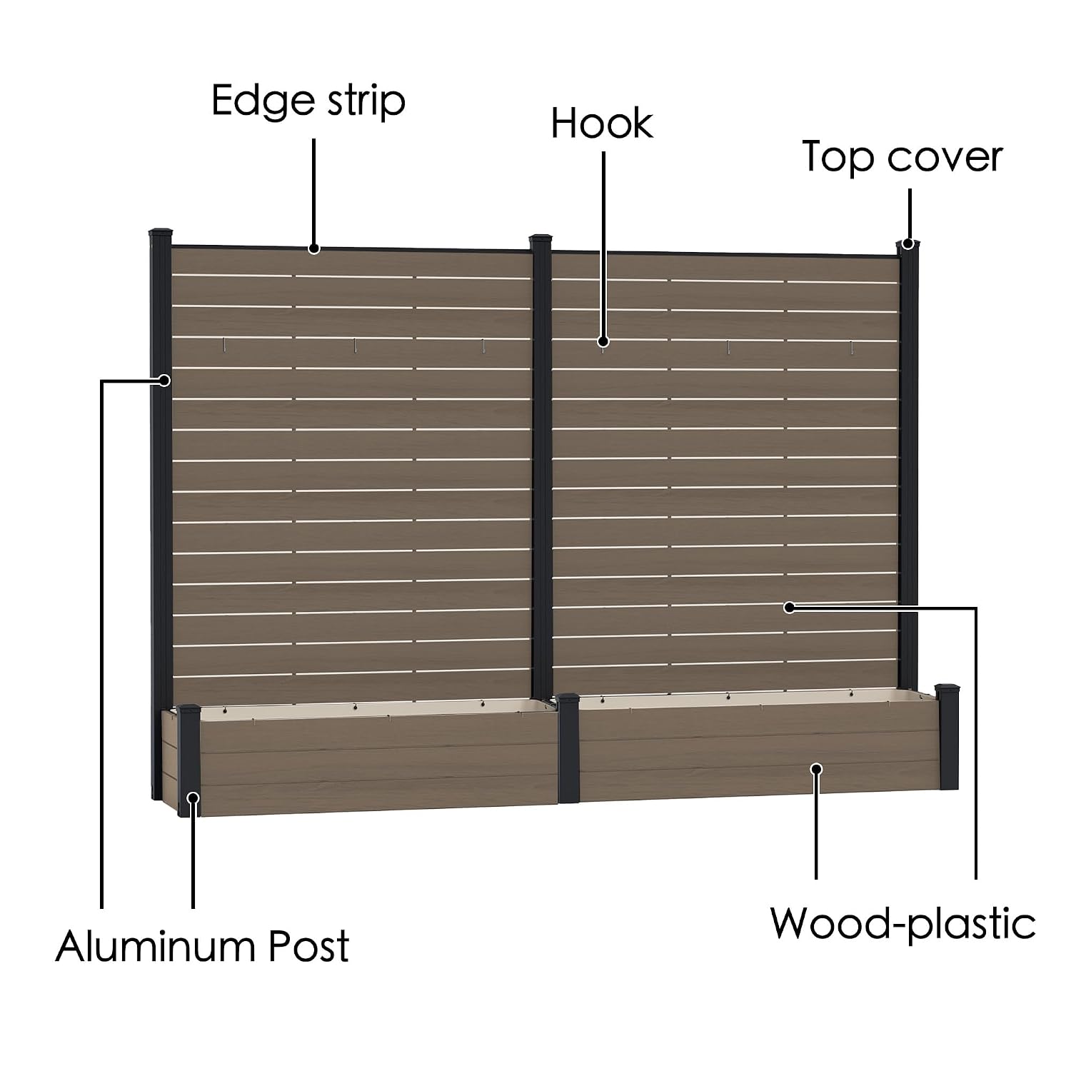 Privacy Screen with Planter 10 - đánh giá và giá H&M Home Decor