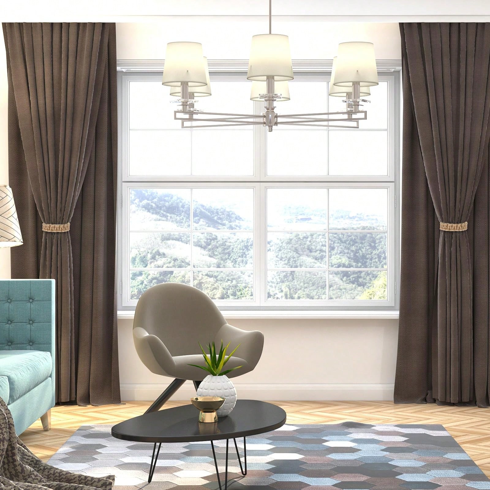 5Pcs Wabi Sabi Style Natural J - đánh giá và giá Home Decor Curtain