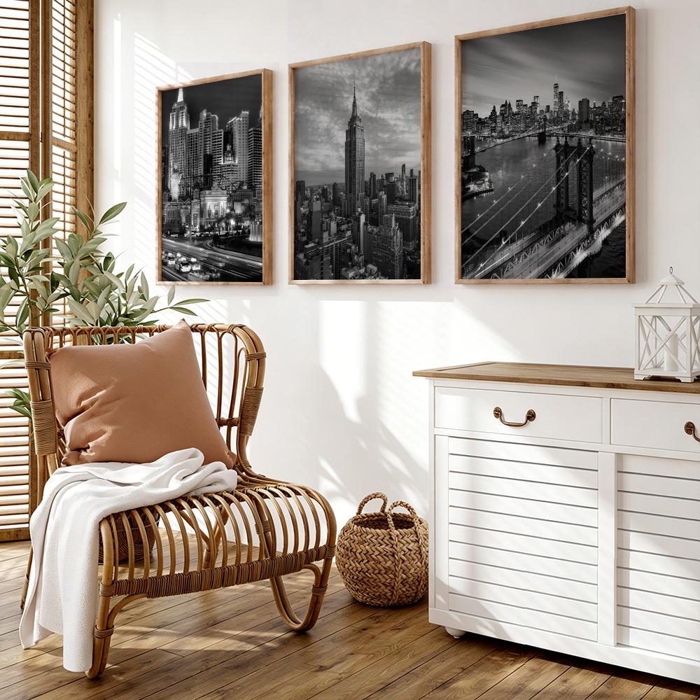 New York Bridge City Blackand  - đánh giá và giá Home Decor New York