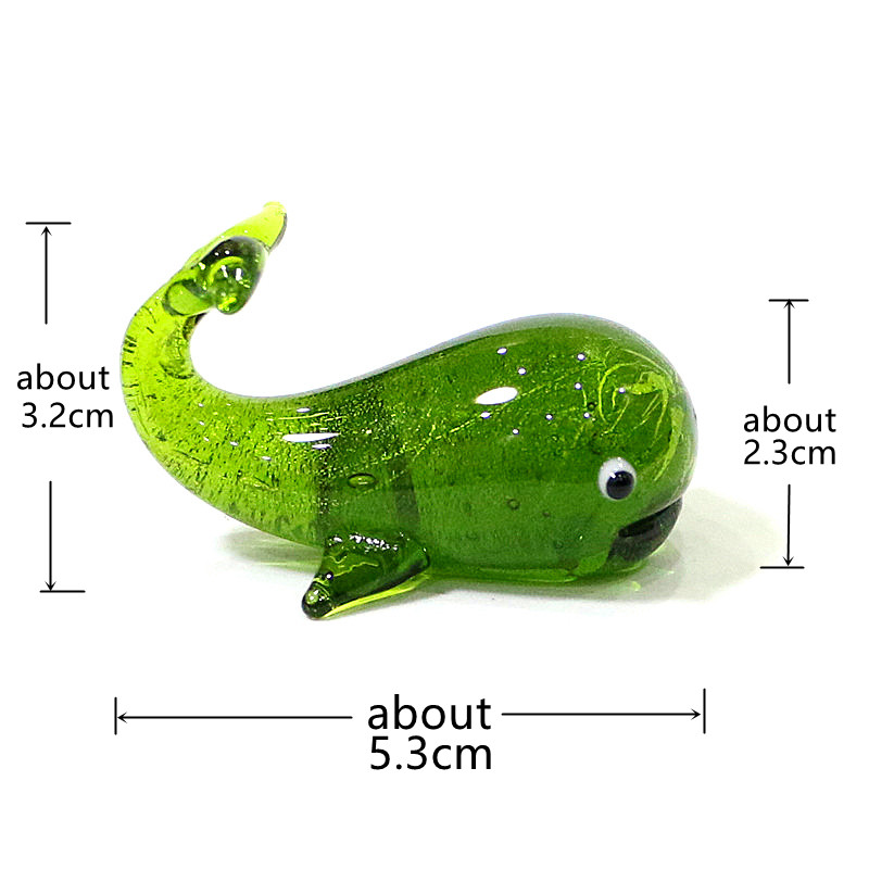 Murano Glass Whale Miniature F - đánh giá và giá Home Decor Y2K