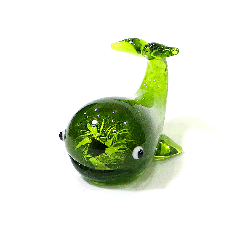 Murano Glass Whale Miniature F - đánh giá và giá Home Decor Y2K
