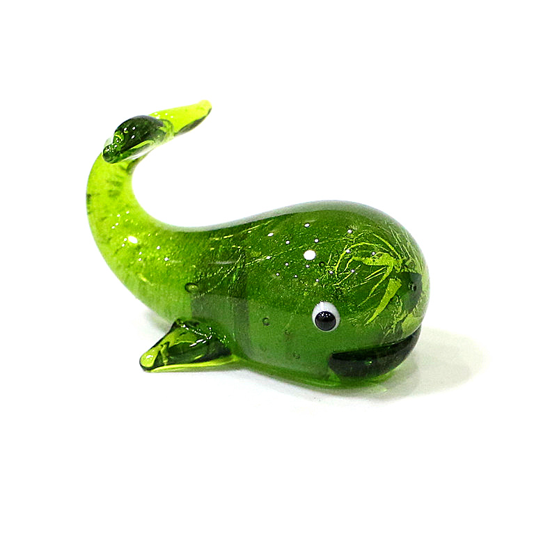 Murano Glass Whale Miniature F - đánh giá và giá Home Decor Y2K