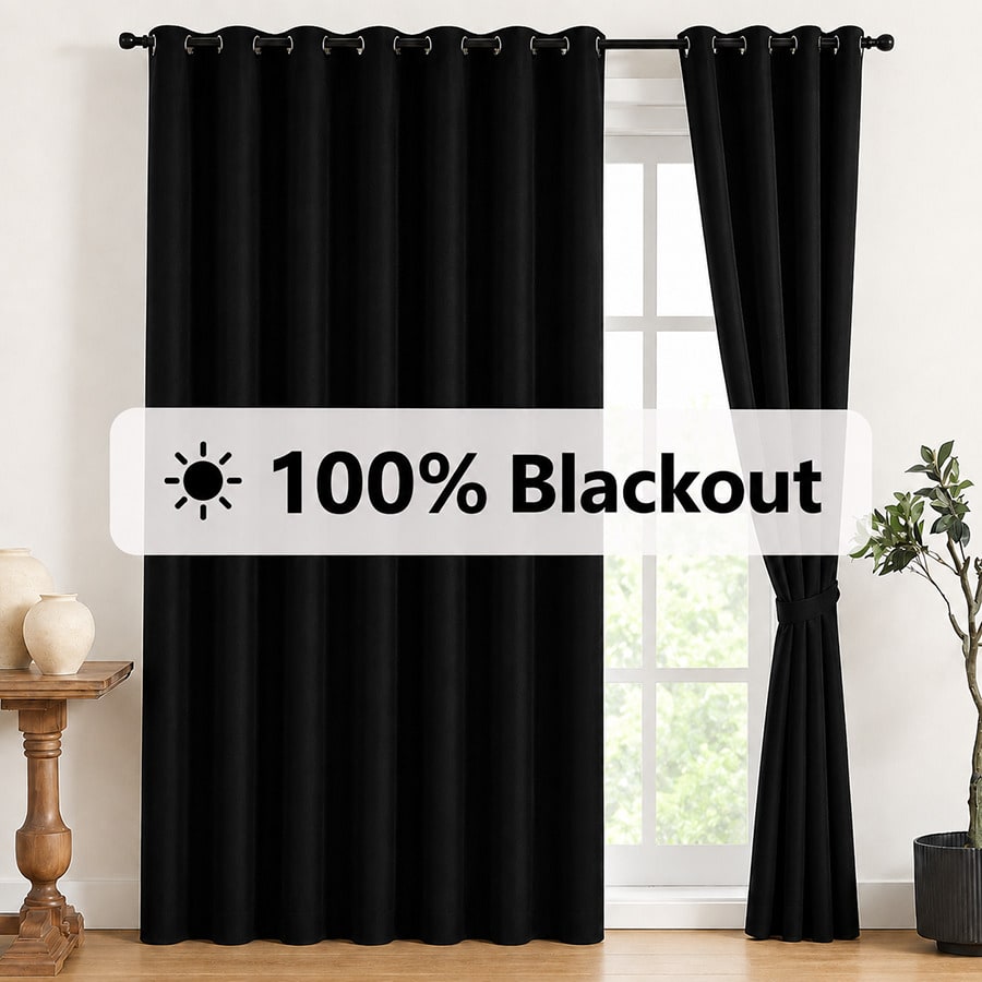 2pcs Blackout Thermal Curtains - đánh giá và giá Home Decor Curtain
