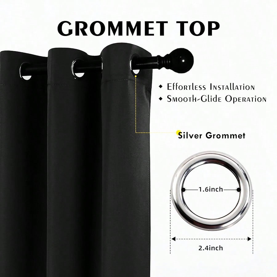 2pcs Blackout Thermal Curtains - đánh giá và giá Home Decor Curtain