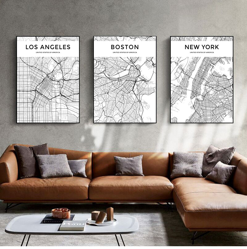 Prints Nordic Style Paintings  - đánh giá và giá Home Decor New York