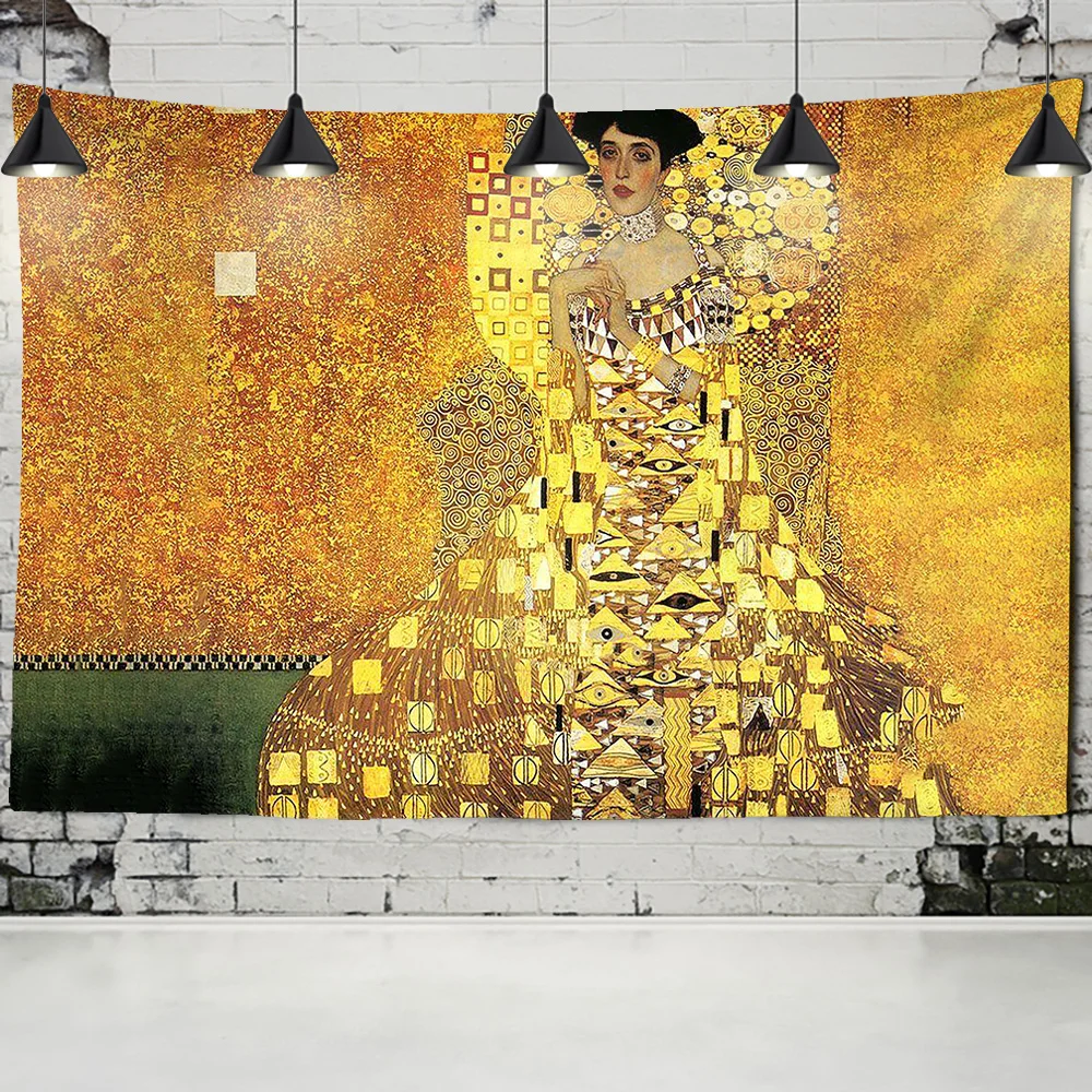 Gustav Klimt Oil Painting Tape - đánh giá và giá Home Decor Yoga