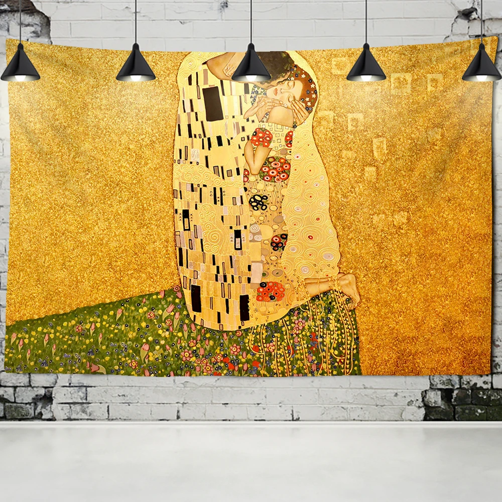 Gustav Klimt Oil Painting Tape - đánh giá và giá Home Decor Yoga