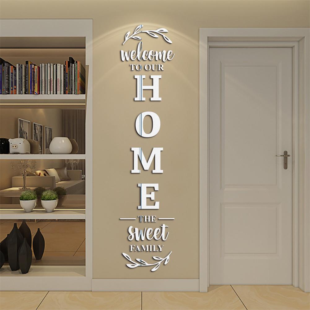 3D Gương Dán Tường Chữ Cái Tiế - đánh giá và giá Home Decor Y2K