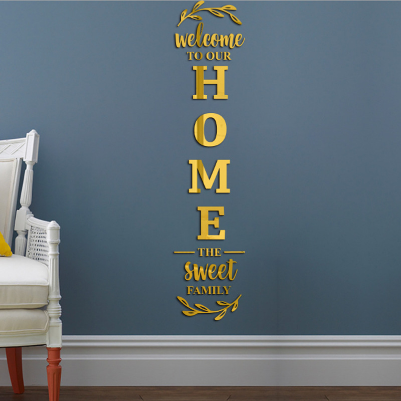 3D Gương Dán Tường Chữ Cái Tiế - đánh giá và giá Home Decor Y2K