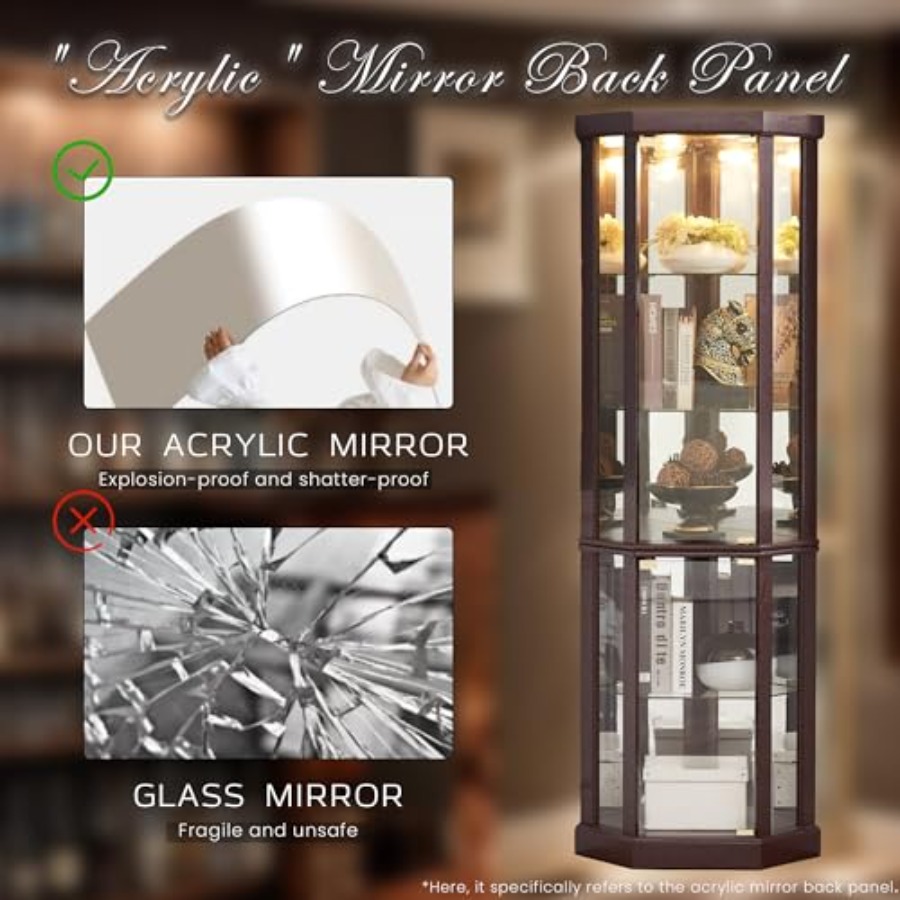 Corner curio cabinet for livin - đánh giá và giá H&M Home Decor