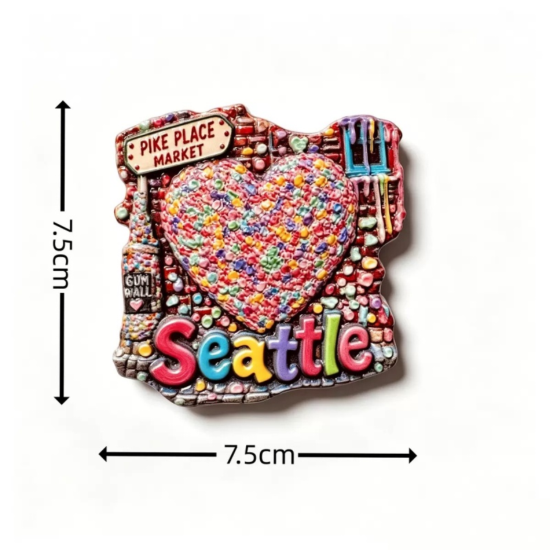 3D Resin US City Fridge Magnet - đánh giá và giá Home Decor New York
