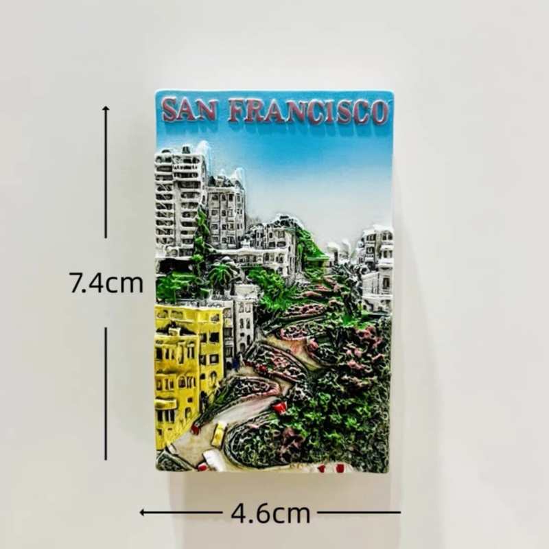 3D Resin US City Fridge Magnet - đánh giá và giá Home Decor New York