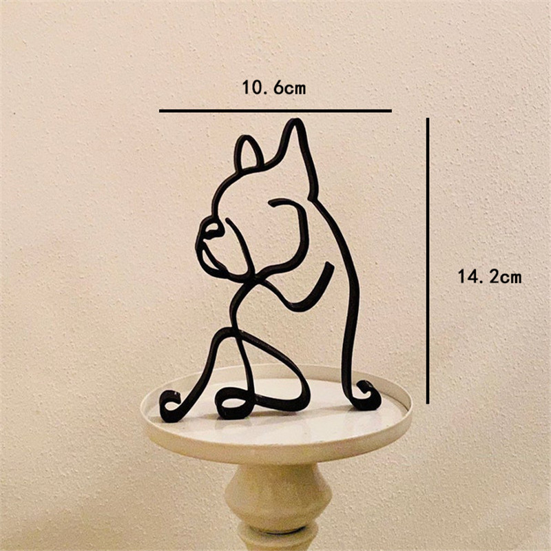 Dog Art Sculpture Metal Dog Ab - đánh giá và giá Home Decor Y2K