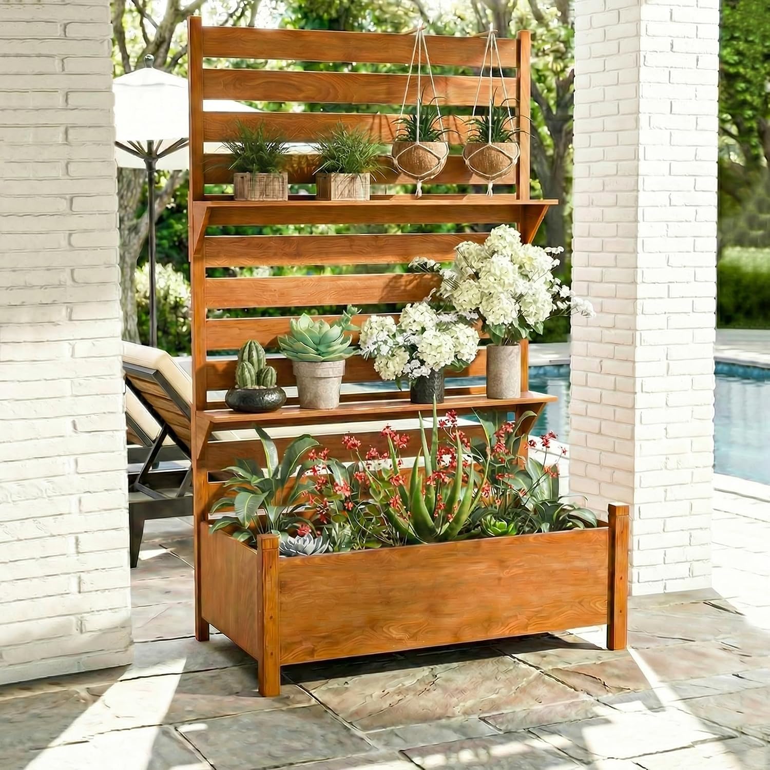 Outdoor Privacy Screen with Pl - đánh giá và giá H&M Home Decor