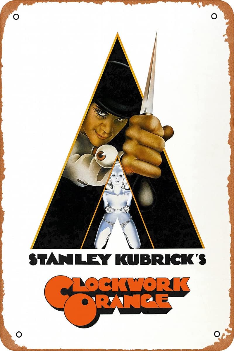 A Clockwork Orange Movie Poste - đánh giá và giá Home Decor Orange