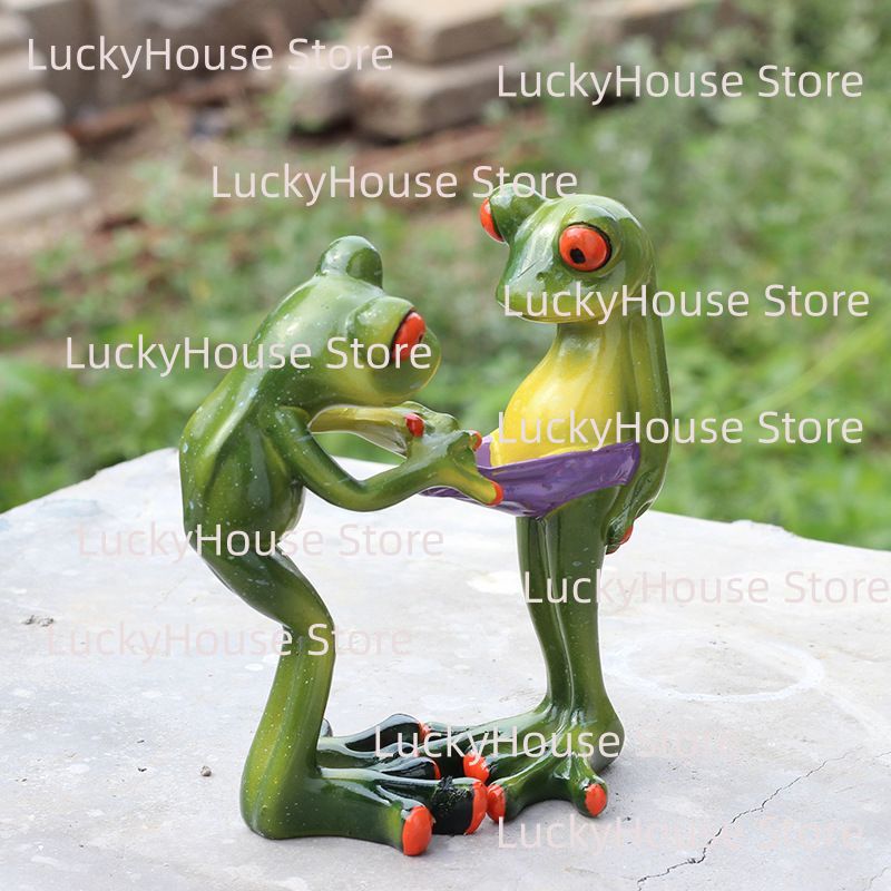 Yoga Frog Resin Figurine Ornam - đánh giá và giá Home Decor Yoga