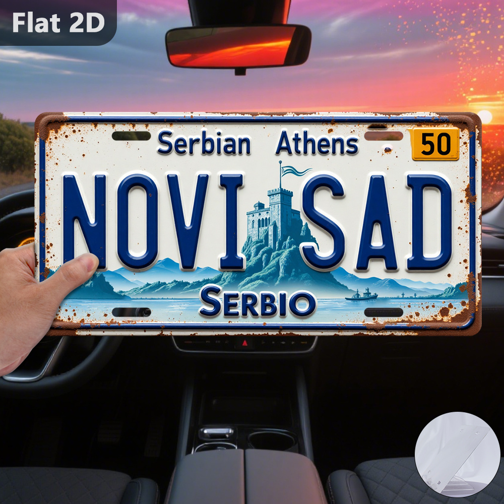 Vintage Novi Sad Cityscape Tin - đánh giá và giá Home Decor Novi Sad