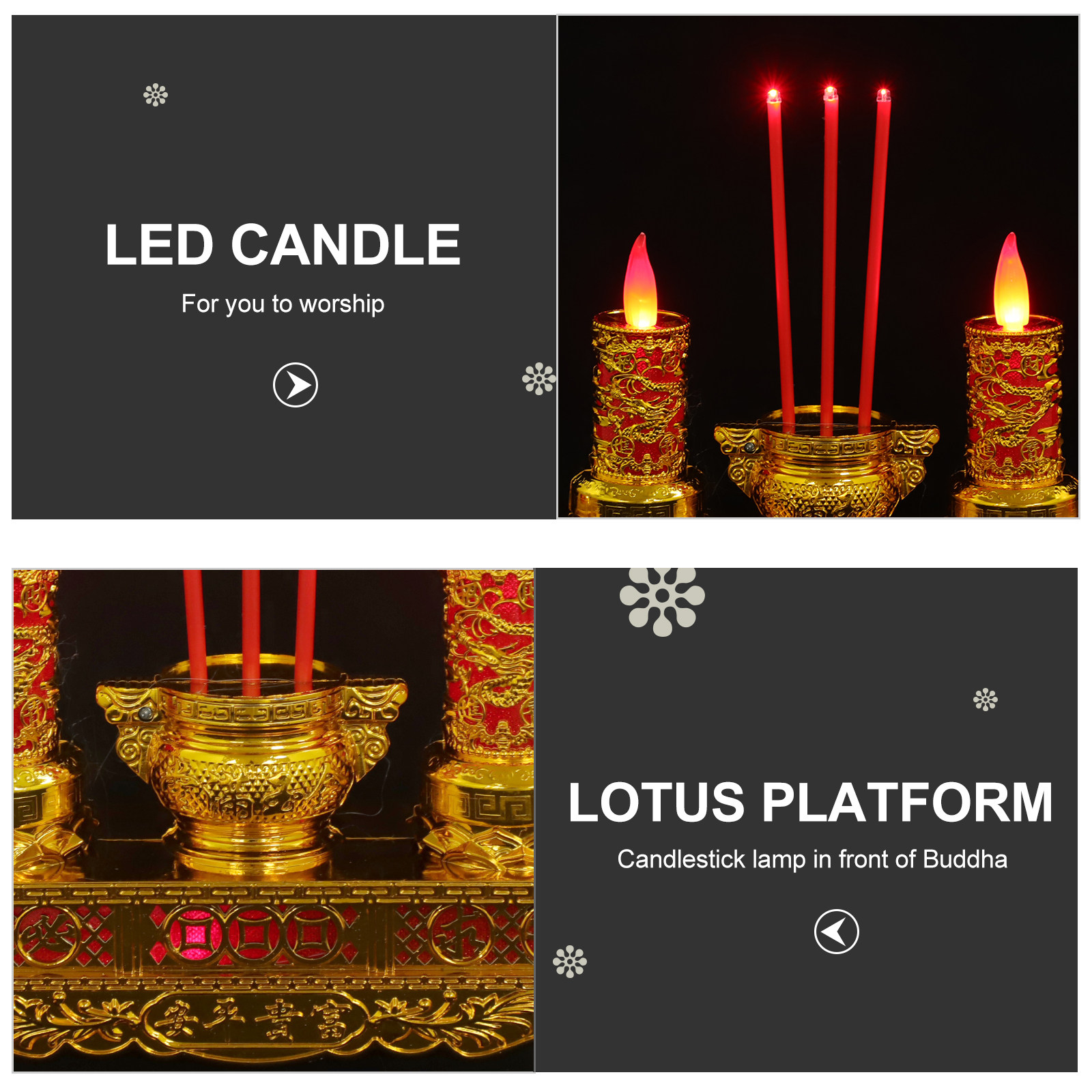 LED Retro Chinese Lamp Buddha  - đánh giá và giá Home Decor Yoga