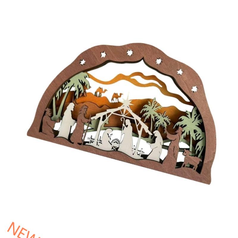 Sáng tạo gỗ Jesus Trang trí tr - đánh giá và giá Home Decor Jesus