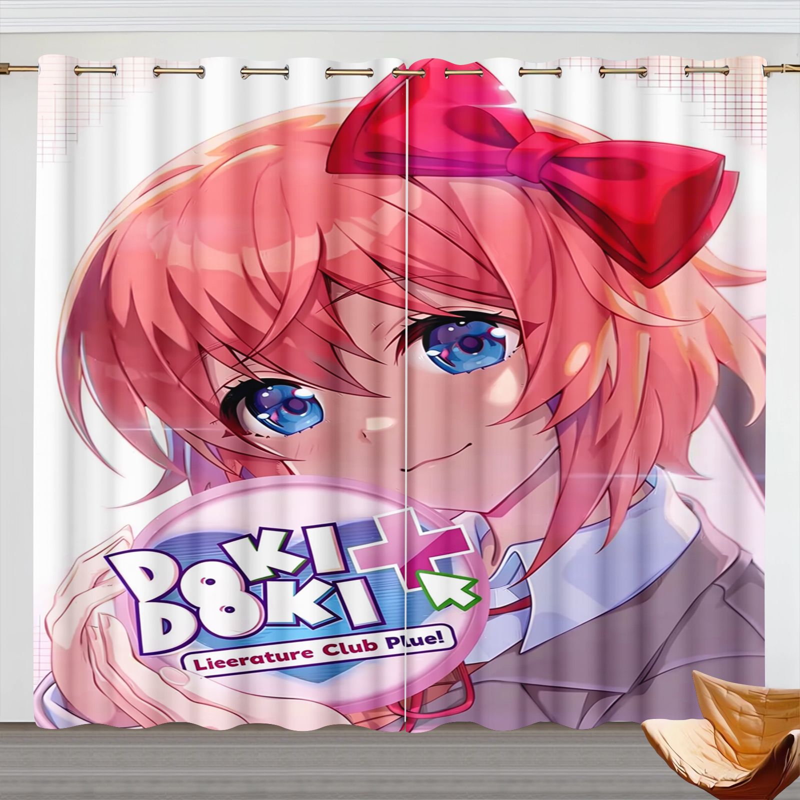 `Doki Doki Literature Club Cur - đánh giá và giá Home Decor Curtain