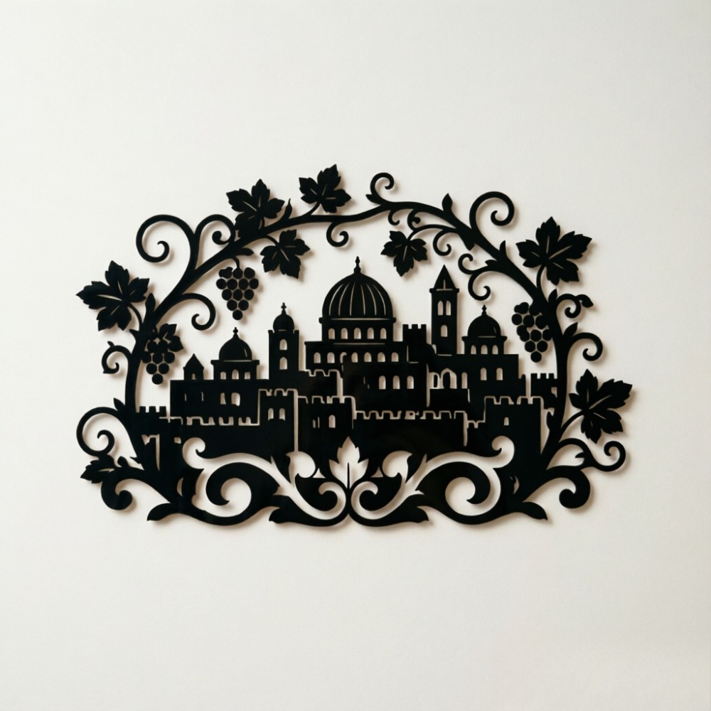 CIFBUY Iron Wall Art Jerusalem - đánh giá và giá Home Decor Living Room