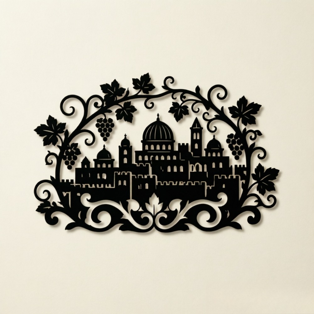 CIFBUY Iron Wall Art Jerusalem - đánh giá và giá Home Decor Living Room