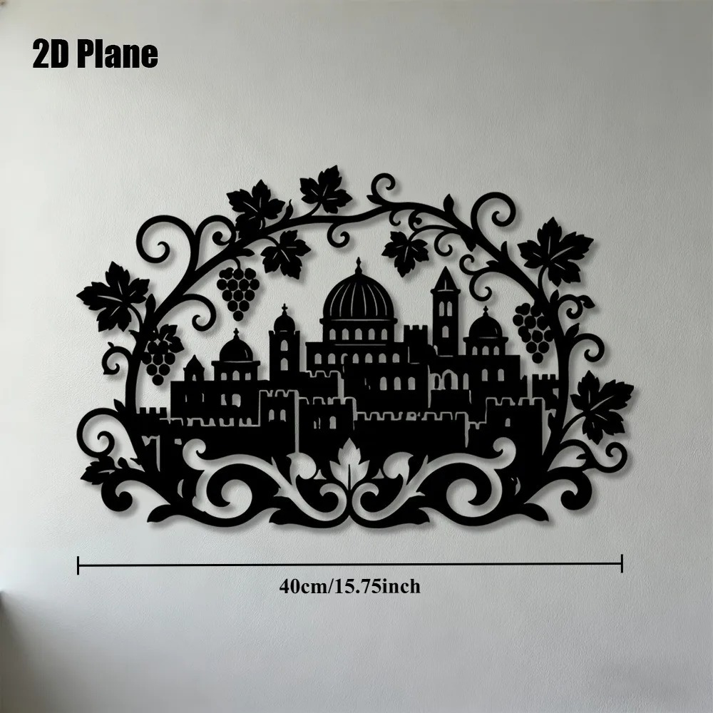 CIFBUY Iron Wall Art Jerusalem - đánh giá và giá Home Decor Living Room