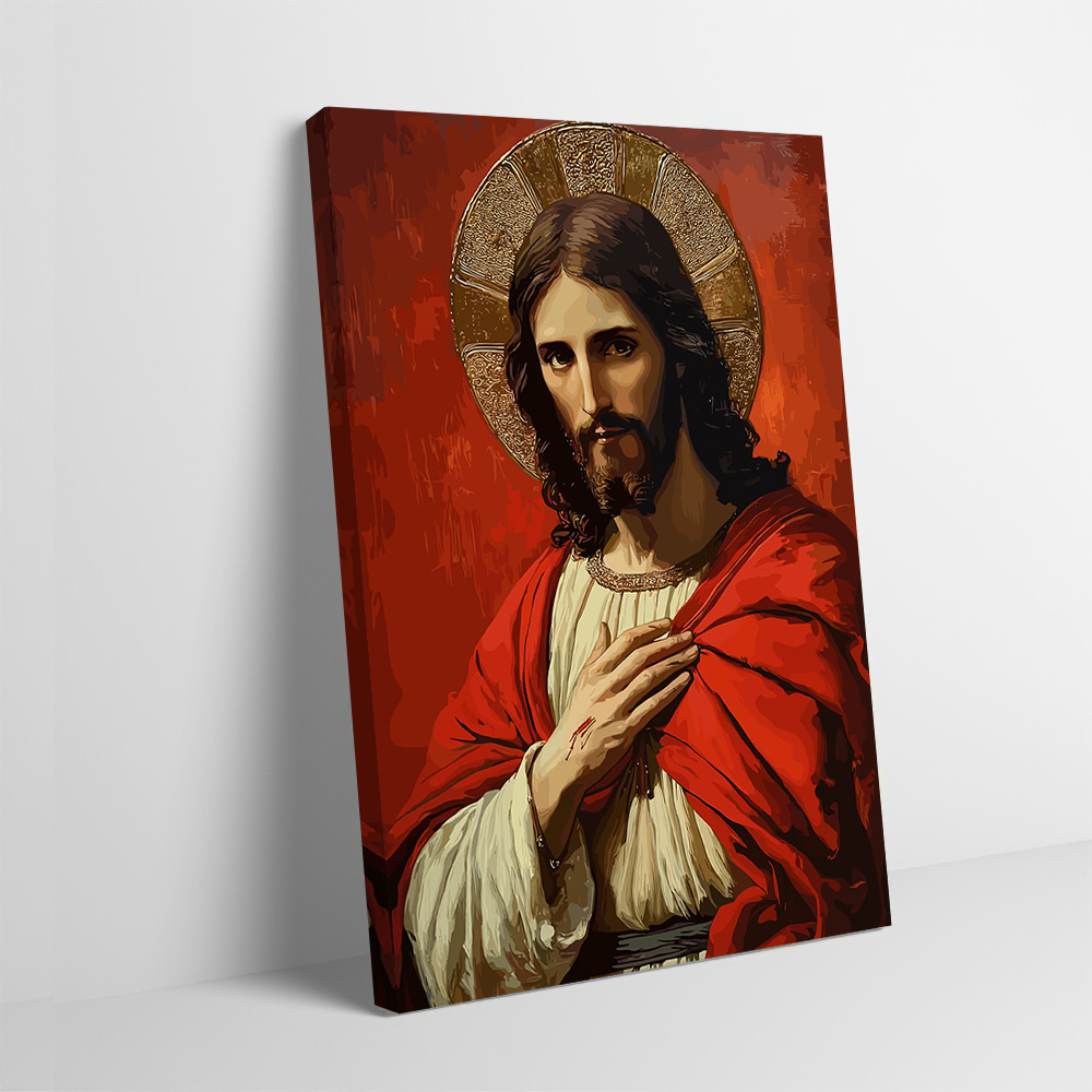 Portrait of Jesus Christ With  - đánh giá và giá Home Decor Jesus