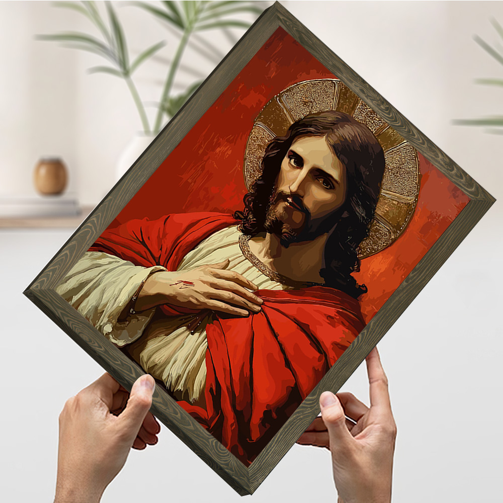 Portrait of Jesus Christ With  - đánh giá và giá Home Decor Jesus
