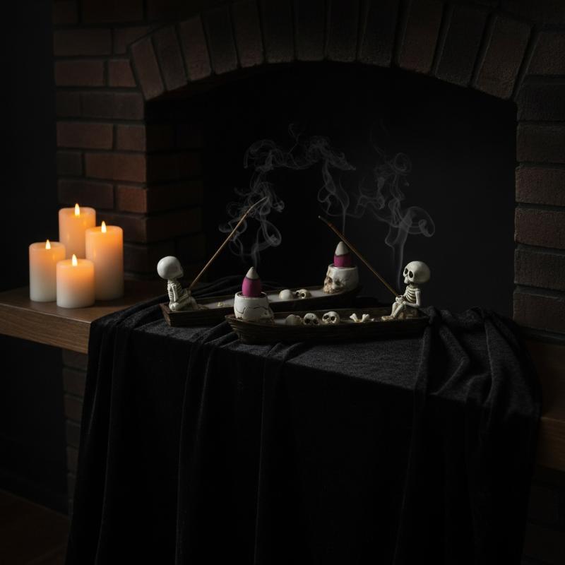 Skull Boat Incense Holder Uniq - đánh giá và giá Home Decor Yoga