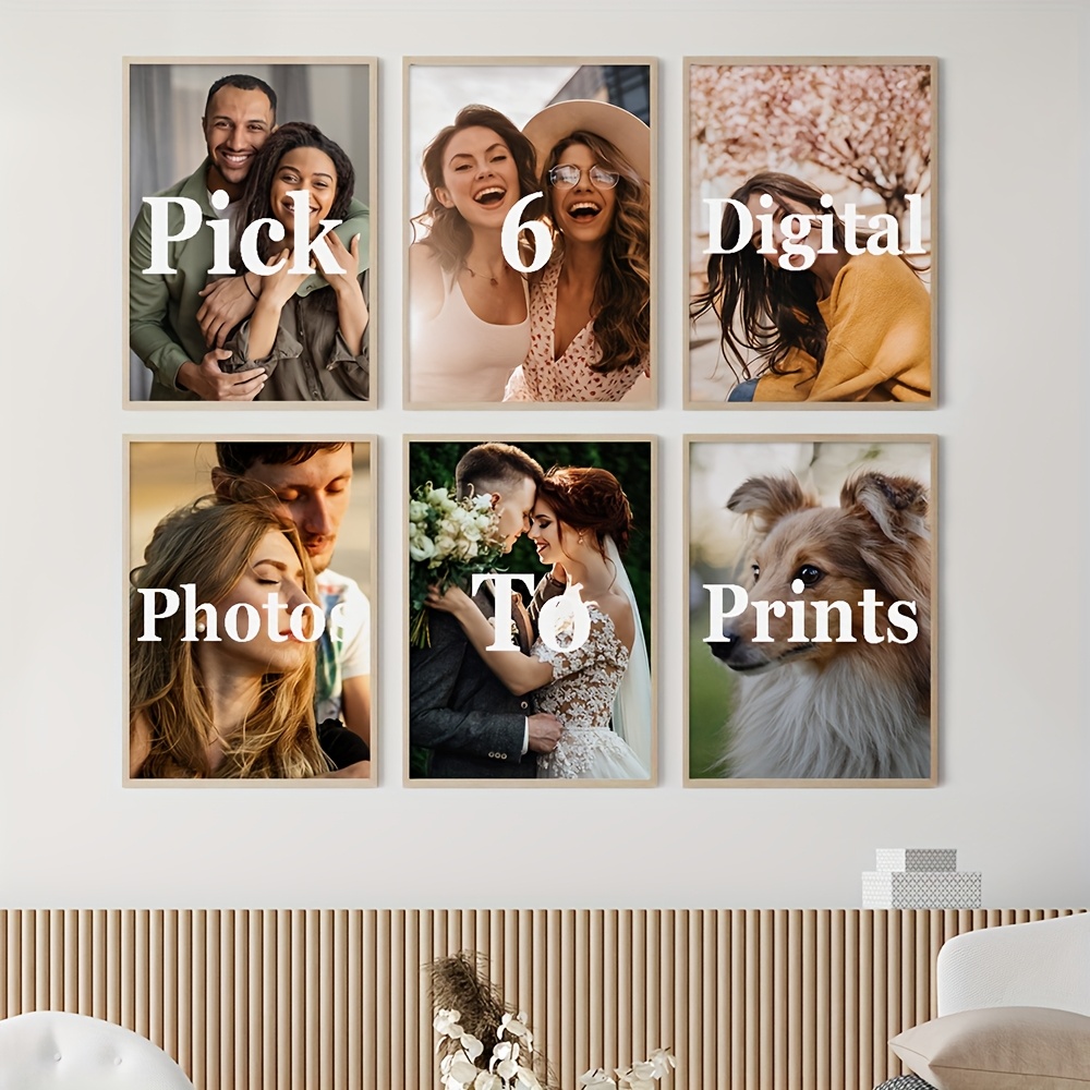 6pcs/set Custom Canvas Prints  - đánh giá và giá Home Decor Foto