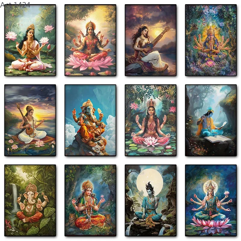 Divine Goddess Durga Hindu Ind - đánh giá và giá Home Decor Yoga